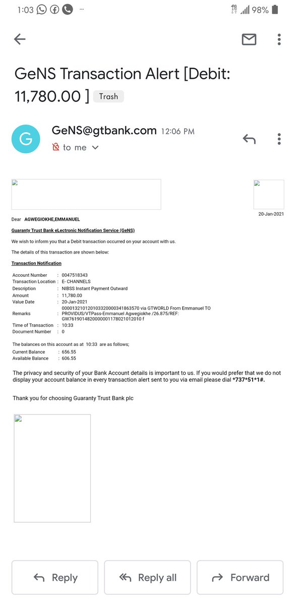 enitopup's tweet photo. @gtbank_help I transferred funds for gtbank to providus bank over an hour now the funds isn't reflecting, and I'm stock https://t.co/RfRDRt7ETh
