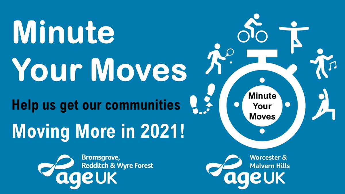 AgeUK_BRWF's tweet image. #MinuteYourMoves Have you signed up yet to @AgeUK_BRWF’s and @AgeUKWMH’s Community Challenge to get us #MovingMore during #lockdown?
To #GetInvolved visit
ageuk.org.uk/brwf/activitie…
or
ageuk.org.uk/worcester-malv…
#EveryMinuteCounts
#WorcestershireHour