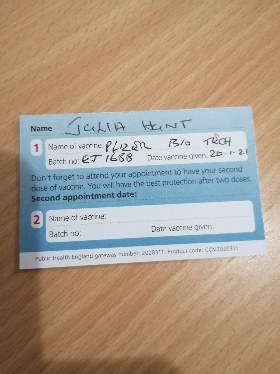 Thank you Jessy for being fantastic this morning <a href="/JamesPagetNHS/">JPUH NHS FT</a> <a href="/JontyAtThePaget/">Jonty Yazbek</a>. Lovely seeing so many old friends &amp; colleagues #ExcellentTeam #ExcellentService #COVIDvaccinated