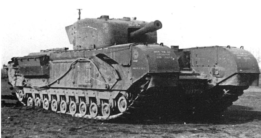 95mm armed Churchill V would be shunted to Squadron Headquarters, while the majority of tank regiments would embrace a three tank troop structure - two with 75mm & one with 6 Pdr.This rounded capability so each troop could engage dug in targets and armour with relative ease./19