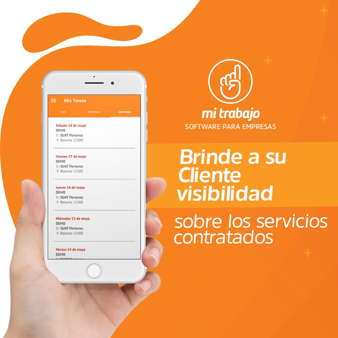 MiTrabajo_Red's tweet photo. Si su empresa brinda servicios a clientes puede otorgarle un acceso a MiTrabajo de forma que la empresa contratante pueda visualizar el trabajo, identificar en dónde se encuentra el personal y las tareas asignadas.

-> https://t.co/B5etioV846 <-
 
#software #app #rrhh #mitrabajo https://t.co/o5RtlK4xT9