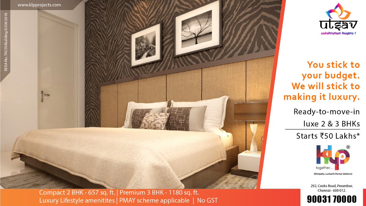 Klpproject's tweet photo. Name something you have always wanted in your home dream. There's every chance that we have already met it. And that includes your budget too. Book and move in to the Utsav right away. Ph: 90031 70000 https://t.co/XDO0pm3fSJ