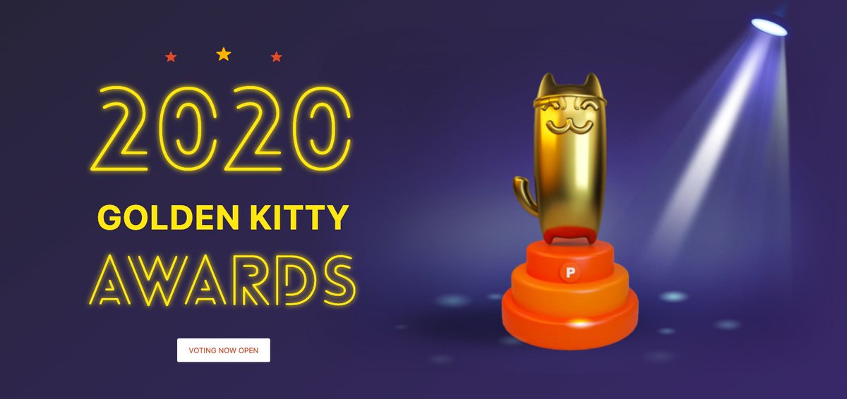 enjin's tweet photo. The Enjin Platform is nominated for @ProductHunt's  #GoldenKittyAwards2020 Crypto category!

🗳️ Can we count on your vote?  https://t.co/mHjfaPSXUN https://t.co/SgEdk1FkoE