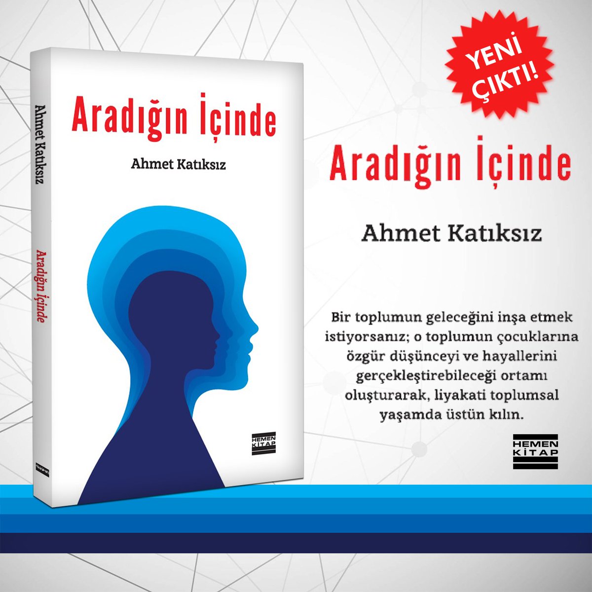 Hemen Kitap'tan yeni çıkan "Aradığın İçinde" kitabı okurlarıyla buluşuyor!