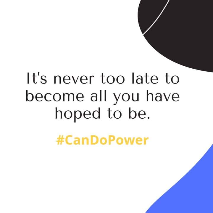 CanDoPower's tweet image. Don't let another day pass without you pursuing your dreams. #CanDoPower