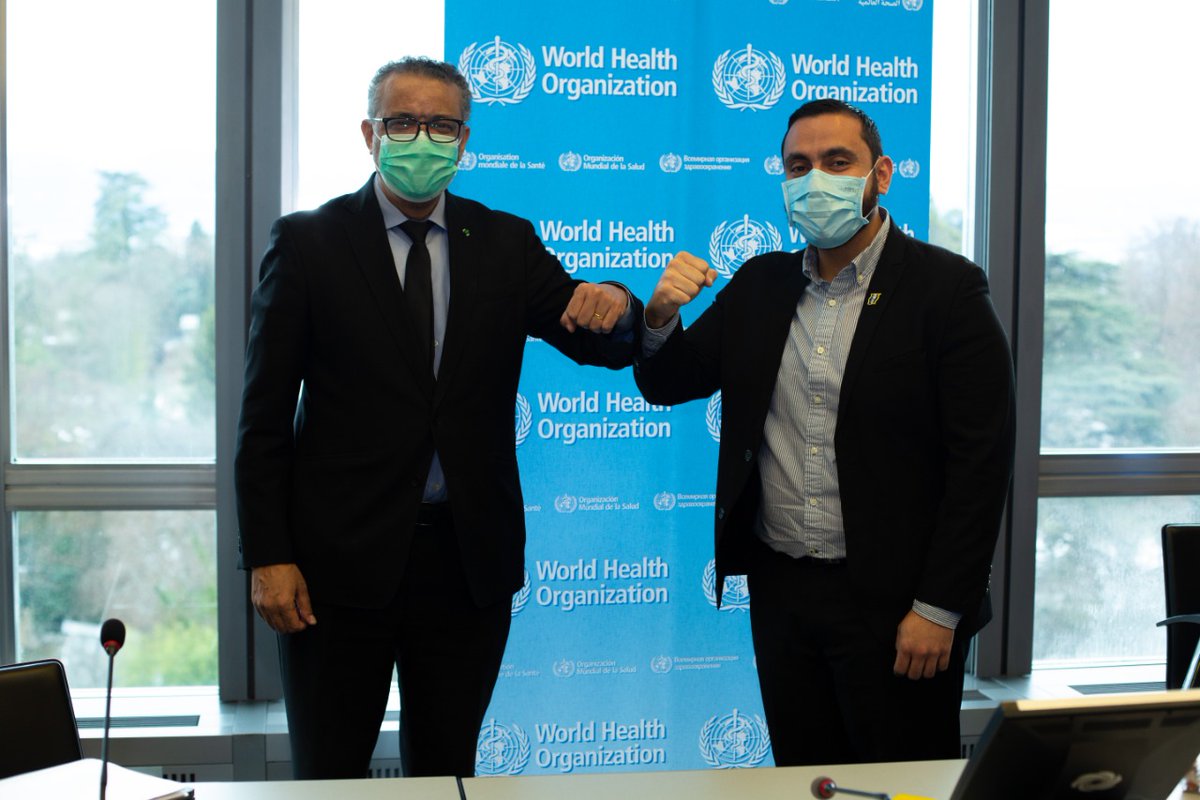 He presentado en Ginebra al @DrTedros y demás representantes de la @opsoms todos los resultados que como país hemos obtenido en el manejo de la pandemia por #COVID19, gracias a todo el apoyo que nos ha dado, Presidente @nayibbukele. https://t.co/cZt8Nbi9a1