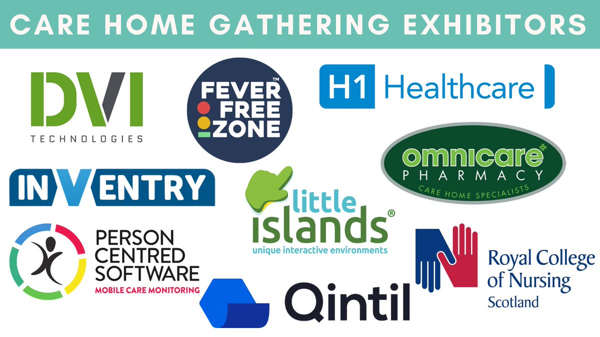 It's almost lunchtime at the #caregathering, a opportunity for delegates to go visit our amazing exhibitors including <a href="/dvitech/">David</a>, <a href="/feverfreezone/">FeverFreeZone</a>, <a href="/h1healthcare/">H1 Healthcare</a>, <a href="/InVentryLtd/">InVentry Ltd</a>, <a href="/LittleIslands1/">Little Islands</a>, Omnicare Pharmacy, @PersonCentredSW, @QintilLearning, <a href="/RCNScot/">RCN Scotland</a>. scottishcare.org/care-home-gath…