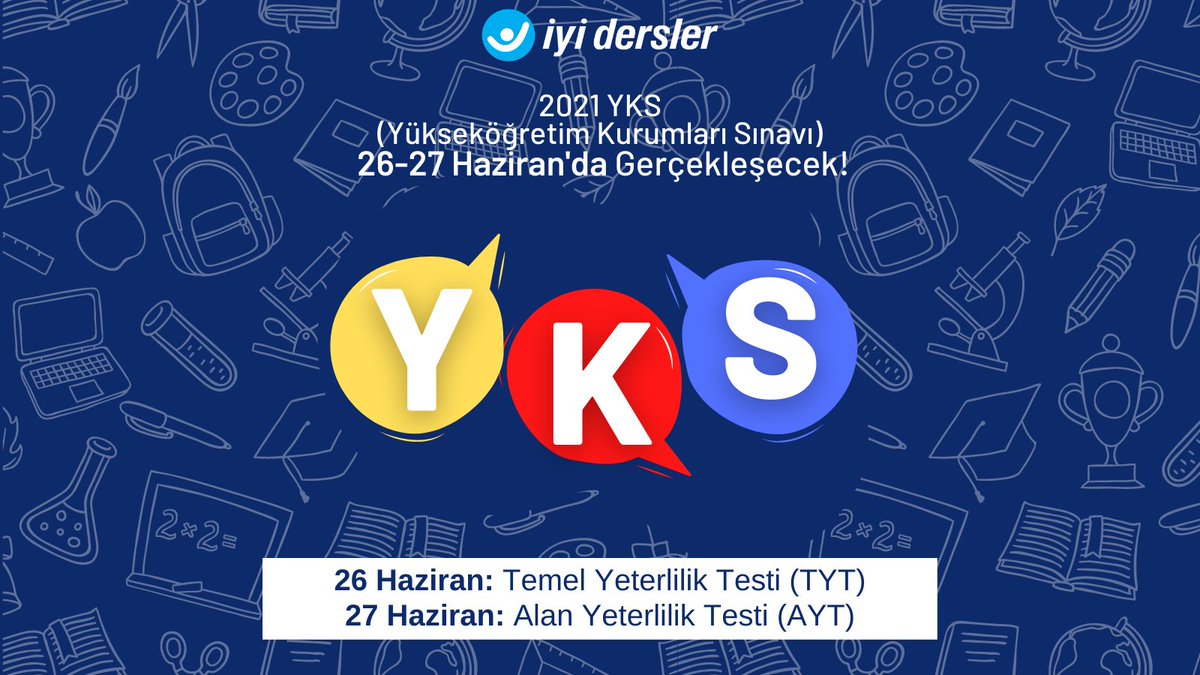 #ÖSYM 2021 YKS tarihlerini açıkladı!