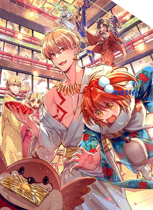 #FGO 
閻魔亭に行く 