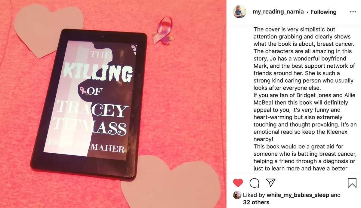 Have you seen this review of Killing Tracey Titmass by Estelle Maher <a href="/EstelleMaher/">Estelle Maher:Author</a> <a href="/LornaMcCannPR/">Lorna McCann</a>?

'It’s very funny and heart-warming but also extremely touching and thought provoking. It’s an emotional read so keep the Kleenex nearby!'

bit.ly/2LGEIcQ