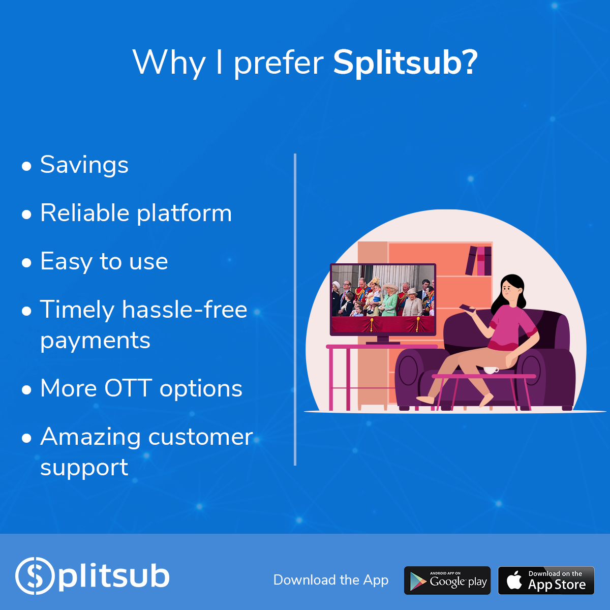 SplitsubI's tweet photo. There are multiple benefits of using Splitsub. Tell us why you like to use Splitsub in the comment section below.

Website: https://t.co/gqhDfbADAE

#Splitsub #Sharing  #SplitSubscription #SharingApp #SharingSubscription #ShareOnSplitsub #SplitsubKaroSaveKaro https://t.co/Lo44F6HBw2
