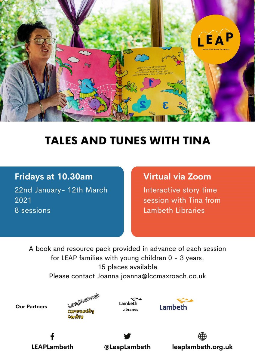 hf_cc's tweet photo. #WinterWithUs ❄️ Great Story📚 sessions coming up! Mondays: Share a Story & Rhyme🎶 session. Fridays: Tales with Tina Fellows. Thursday 28.1.21: Snuggle With Us 🤗: Book via Eventbrite: https://t.co/zREjngeL0d or https://t.co/9RsqE3LnEg For more events: https://t.co/EkkF0hMU9Y https://t.co/pcurQOP3DS