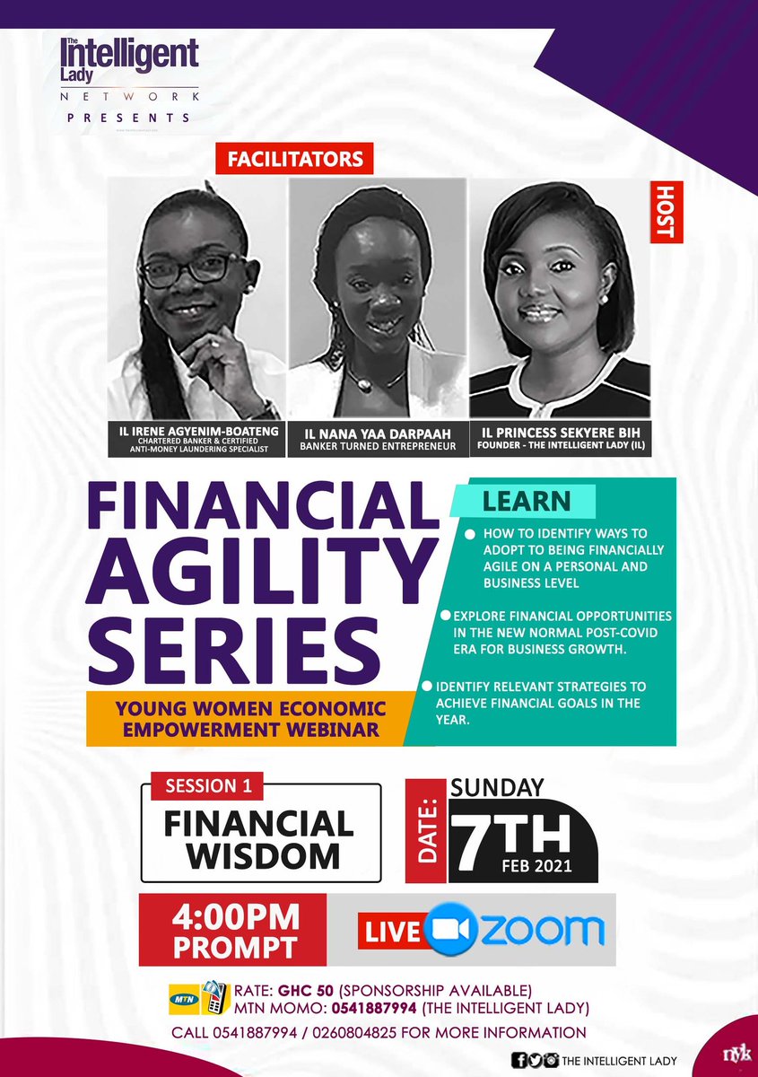 TheIntellady's tweet photo. We want to impact knowledge and skills to young women on how to manage money, increase profits, acquire knowledge of opportunities to grow their businesses, how to make them relevant  and identify safe investment opportunities. Register today https://t.co/DymVOmPhMW