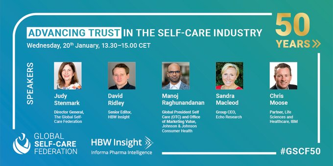 PAGBselfcare's tweet photo. Great points from @david_ridleyOTC in today's webinar on advancing trust in the self care industry. Important role for consumer healthcare to build and maintain trust with consumers and pharmacy through responsible and accessible information #hbwinsight #GSCF50 @Selfcarefed_org https://t.co/uT3jJrqM9P