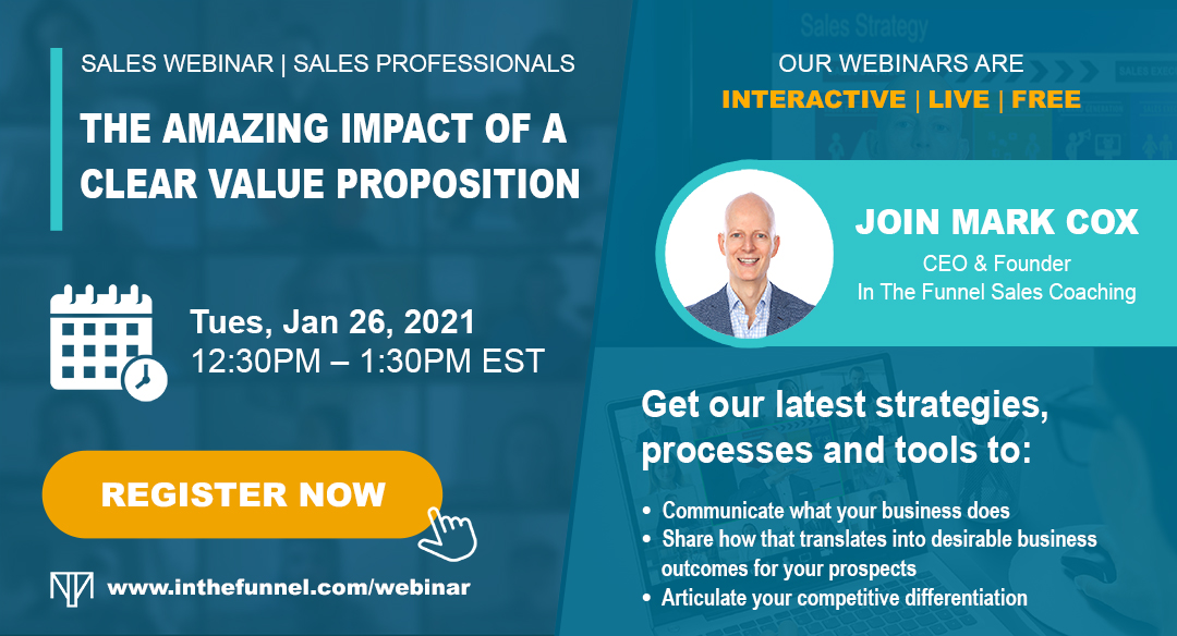 MarkCoxSales's tweet photo. A winning sales message starts with being able to communicate:

1. What your business does
2. How that translates into desirable business outcomes for your prospects
3. Your business's competitive differentiation

Learn more by joining our free webinar: https://t.co/BojIPAGkkV https://t.co/5Ce3nKeZw8