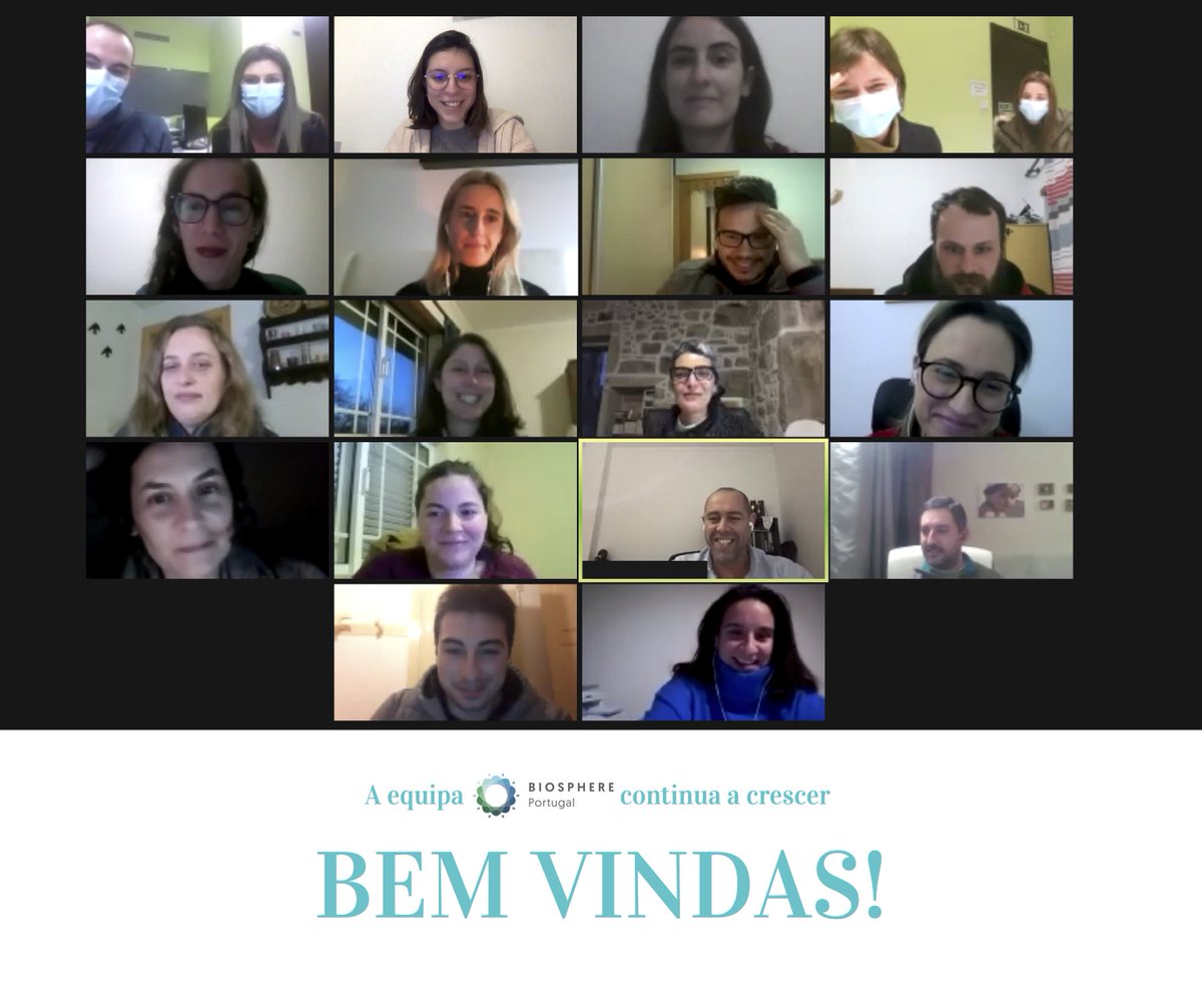 biospherept's tweet photo. A distância física não nos impede de receber os novos membros da equipa Biosphere! Estivemos juntos para acolher a Tânia e a Andreia. 
Sejam muito bem vindas! 👏👏
#biosphereportugal #bemvindas #equipa #distantesmasjuntos #juntossomosmaisfortes https://t.co/zAK3McgsYF