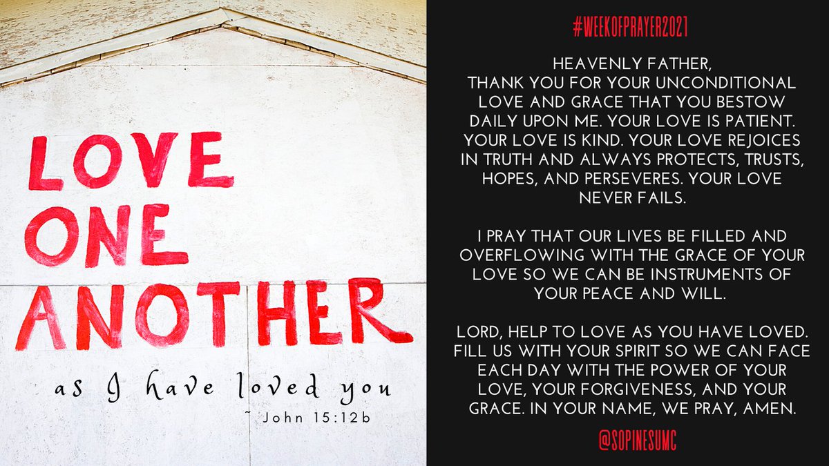 sopinesumc's tweet photo. #LoveOneAnother #PrayWithUs #WeekofPrayer2021 #AbideInMyLove #HeChooseMe #AbideInMe #DoGood #BeKind #SowLove #ActofLove #LoveThyNeighbor #SpreadTheWordNotGerms #TrustInHim #BeFilled #ANewDirection #WalkInHisName #WorshipWithUs #ConnectWithUs #OneBody #WeAreTheChurch #SoPinesUMC https://t.co/nDjpDim7qd