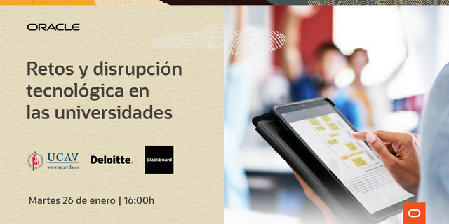 ramonrierasune's tweet photo. ¿Cúales son los retos a los que se enfrentan las universidades? @Oracle_es cuenta el próximo 26 de enero cómo la #tecnología se ha vuelto más necesaria que nunca en el sector educativo https://t.co/eQvhwbQx1J https://t.co/tnzMPYqArR