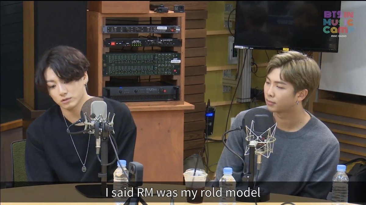 staring to his namjoon hyung, with galaxies in his eyes