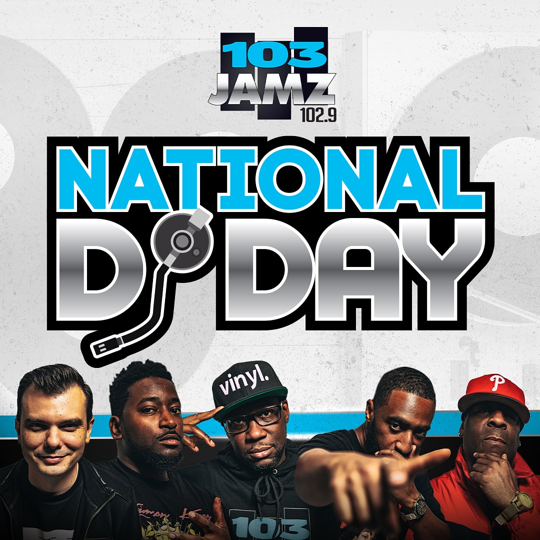103JAMZRADIO's tweet photo. 103 JAMZ is VA’s home of the DJ! Show some love to @djfountz @DJDC757 @beesustheDJ @DJRickGeez @757JackOfSpade and shout out to all of the great dj’s in the 757 and around the world who do this for real! #103JAMZ #DJBee #DJDC #DJRickGeez #DJJackOfSpade #djfountz #NationalDJDay https://t.co/RVoPCMKupJ