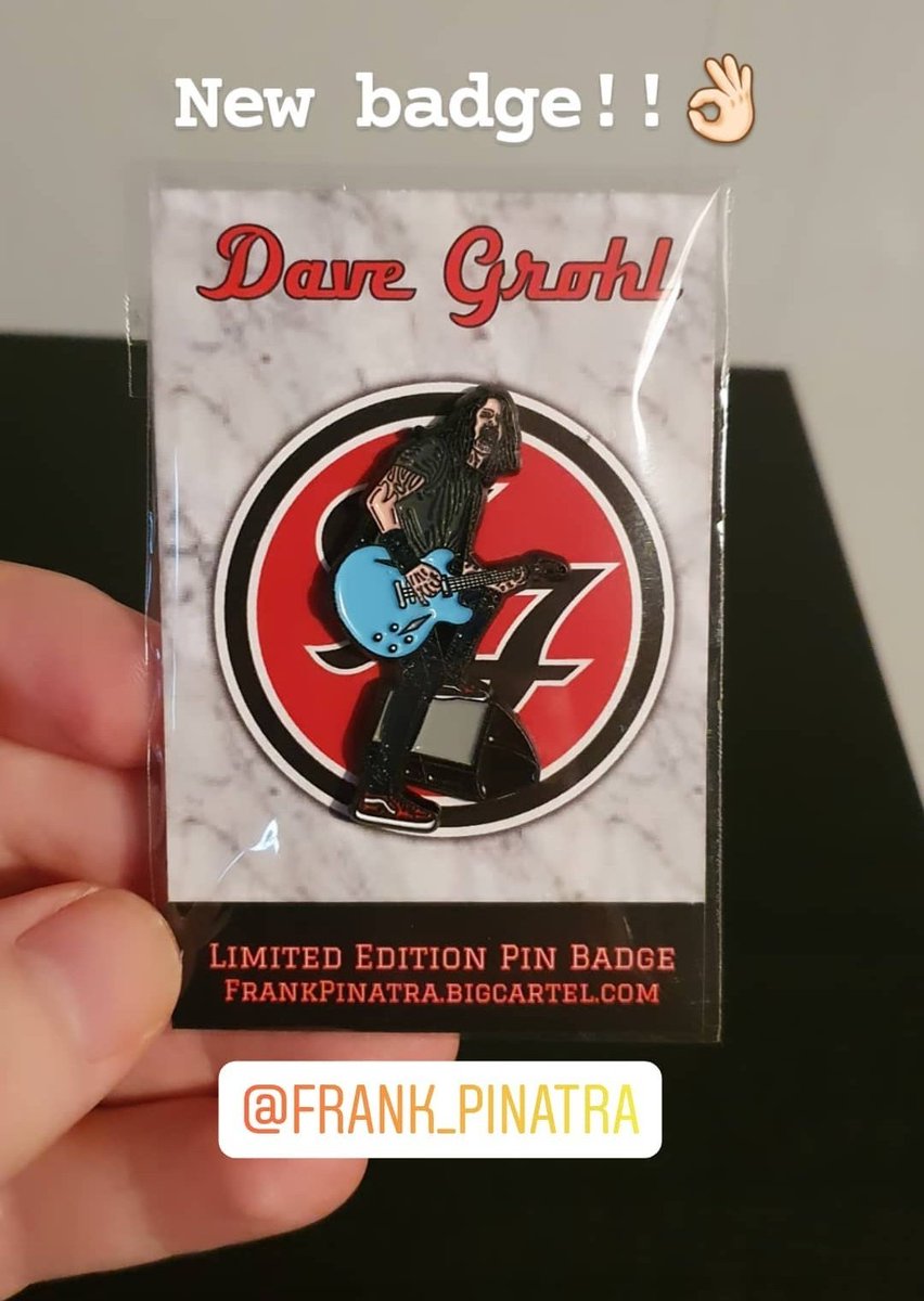 FrankPinatra's tweet image. Another happy customer with their new Dave Grohl pin 😁

You can currently get 20% off until the end of January by entering "BIRTHDAY" at the checkout 🤘

frankpinatra.bigcartel.com/product/dave-g…

#foofighters