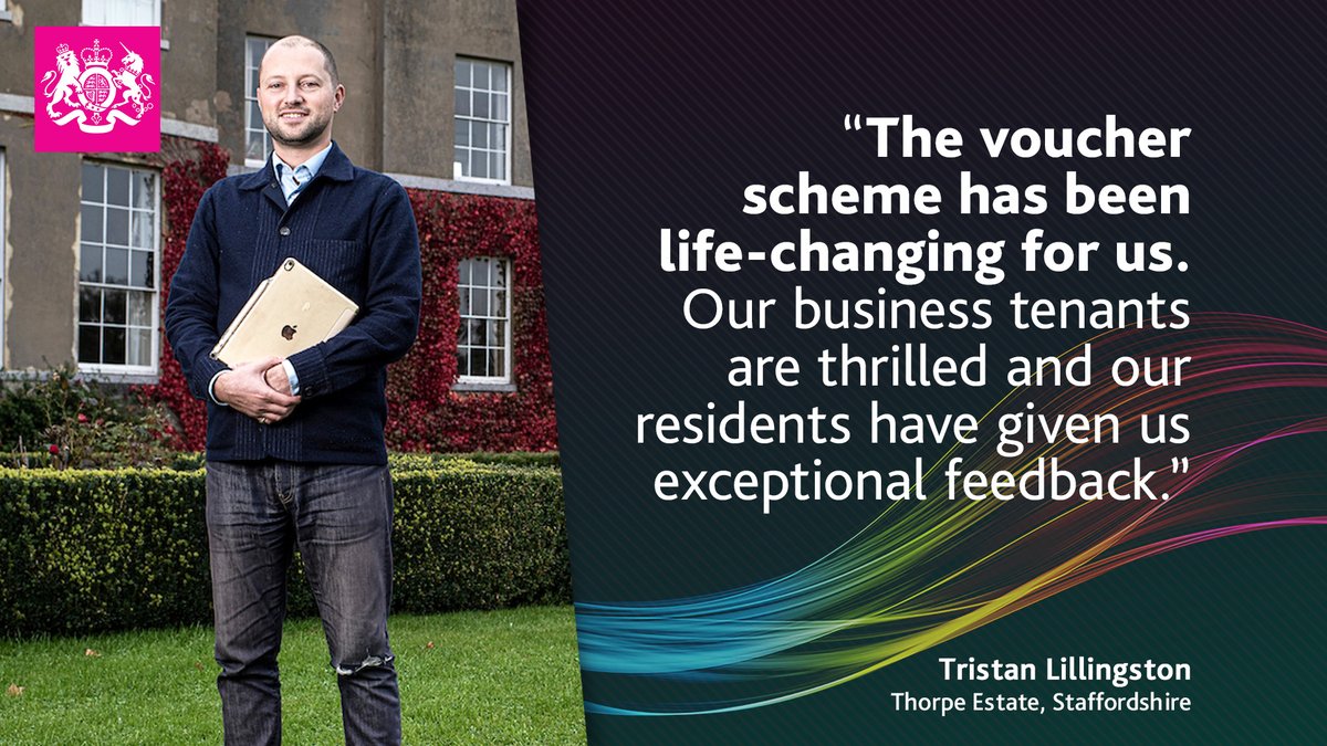 Our #GigabitBroadband Voucher Scheme is helping rural businesses thrive.

The <a href="/ThorpeEstate/">ThorpeEstate</a> in #Staffordshire is a sustainable farm and conservation site, also housing renters and local businesses.

Read more: gigabitvoucher.culture.gov.uk/for-businesses…