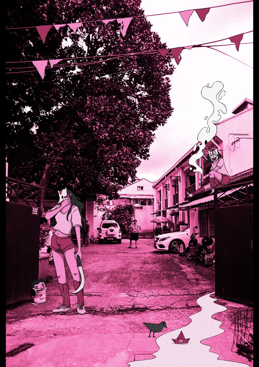 KeluskarNidhi's tweet image. Two illustrations I did for the project ‘Purgatory Is A Rainbow’ with @studiomobin 
The first theme was~ Reckless Joy &amp;amp; the second theme was~ Obsession 
..
📸 Photography: @NegusJin 
✏️ Illustration: @KeluskarNidhi 
..
..
#illustration #china #photography #art #drawing #artist