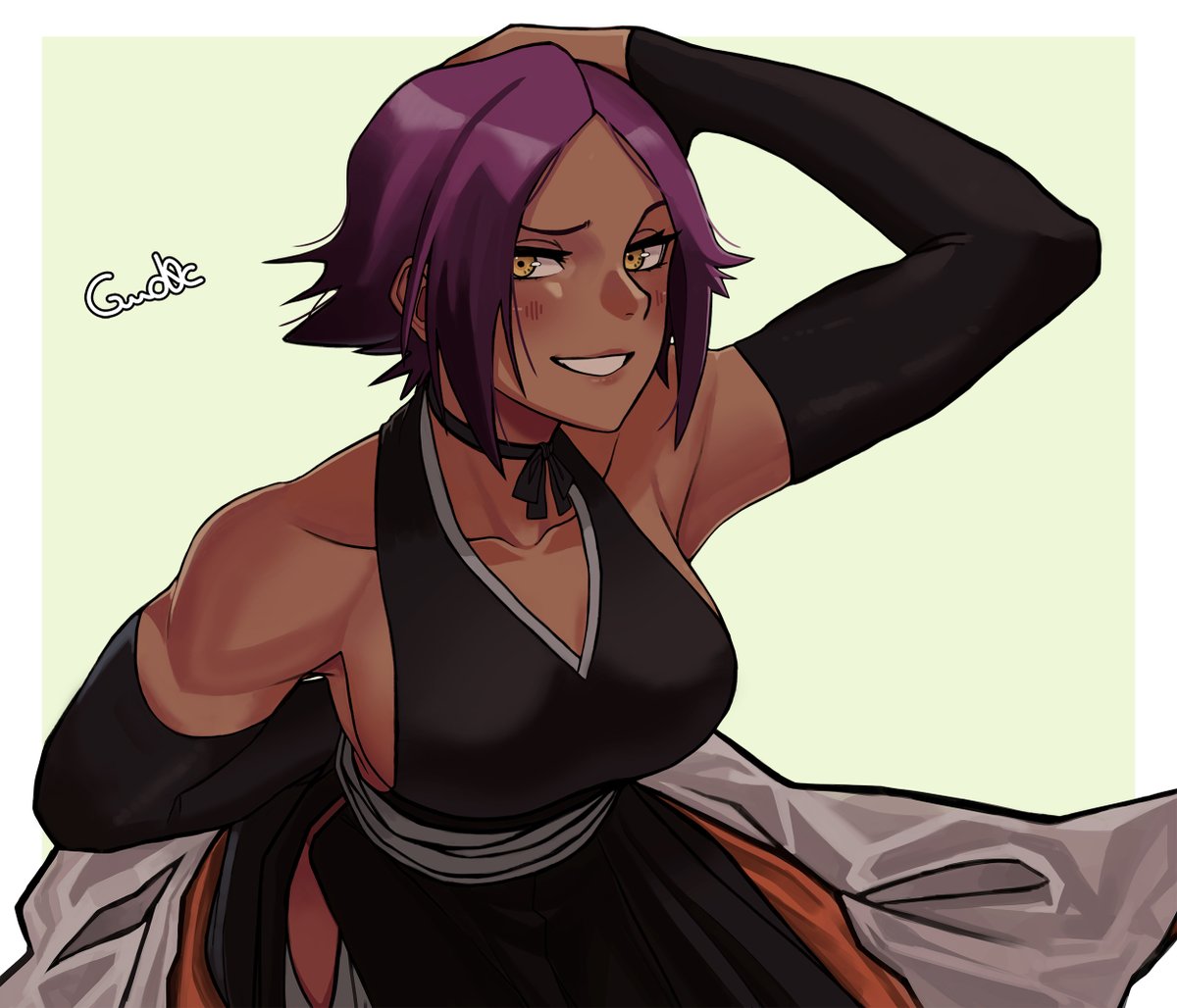 Gud0c on X: Yoruichi❤️!! #Yoruichi #BLEACH #fanart  t.coYJV4POiiWx  X