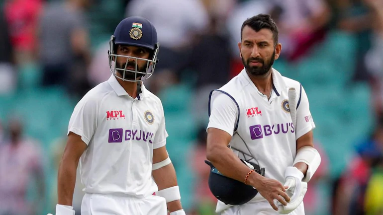 Pujara - 271 runs at 33.87 - The number of balls he faced, the quality of defence he had... saved the Team in all occasionsRahane - 268 runs at 38.28 - The only centurion for IND & the winning captainThey are the only players who played all 4 tests for IND+