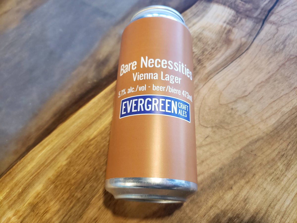 Have you tried our Vienna lager yet? The Bare Necessities is all you need! Copper in colour, easy drinking with a malty nuttiness. Available in the brewery, online and through ubereats and skip the dishes. #viennalager #copperlager #lager #craftbeer #613beer #kanata #ottawa