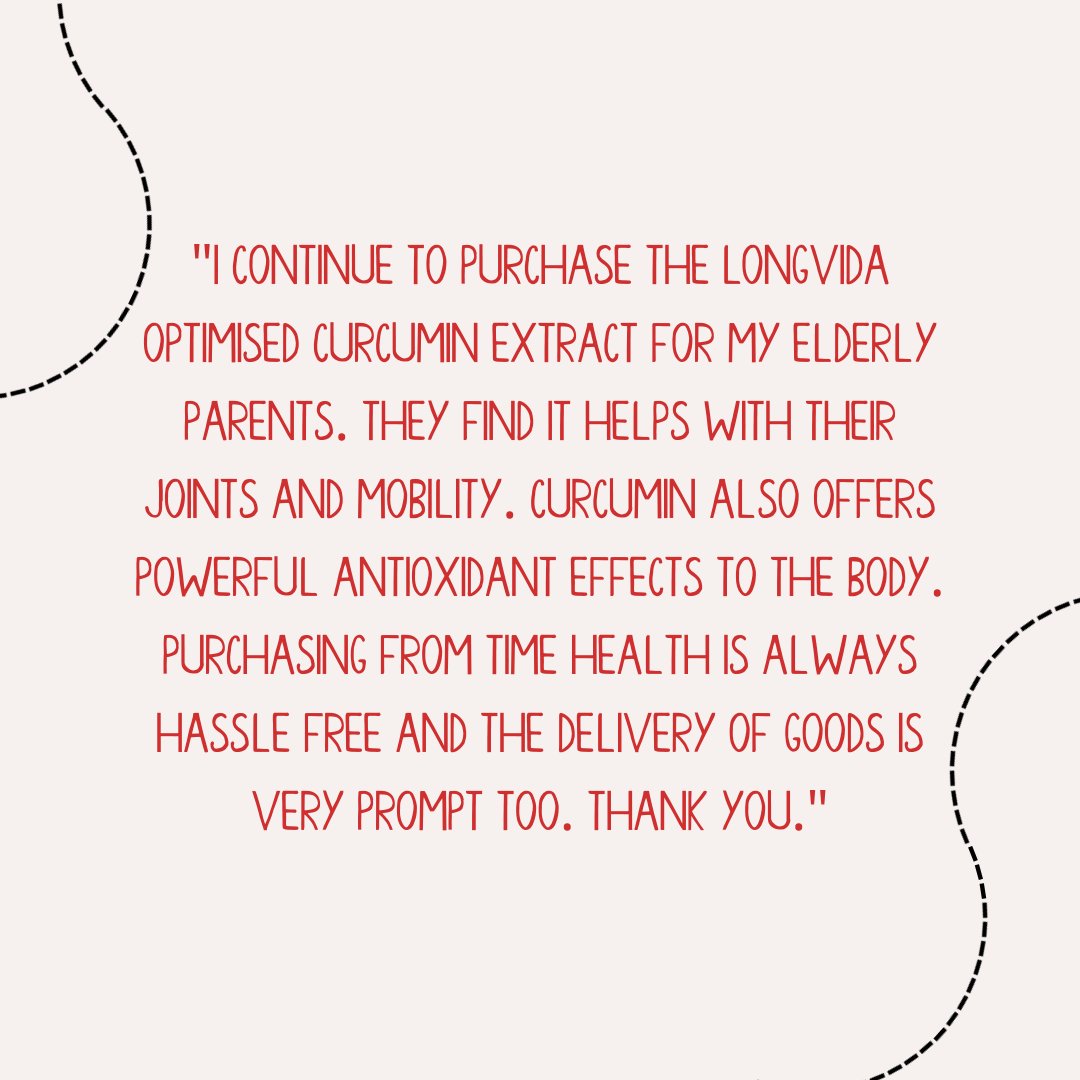 TimeHealthUK's tweet image. A great review and happy customer for our Longvida Curcumin!⭐
-
Curcumin is a powerful antioxidant and anti-inflammatory, which makes it a popular choice among those suffering with joint and muscle soreness.
-
#curcumin #longvida #turmeric #antioxidant #jointsupport