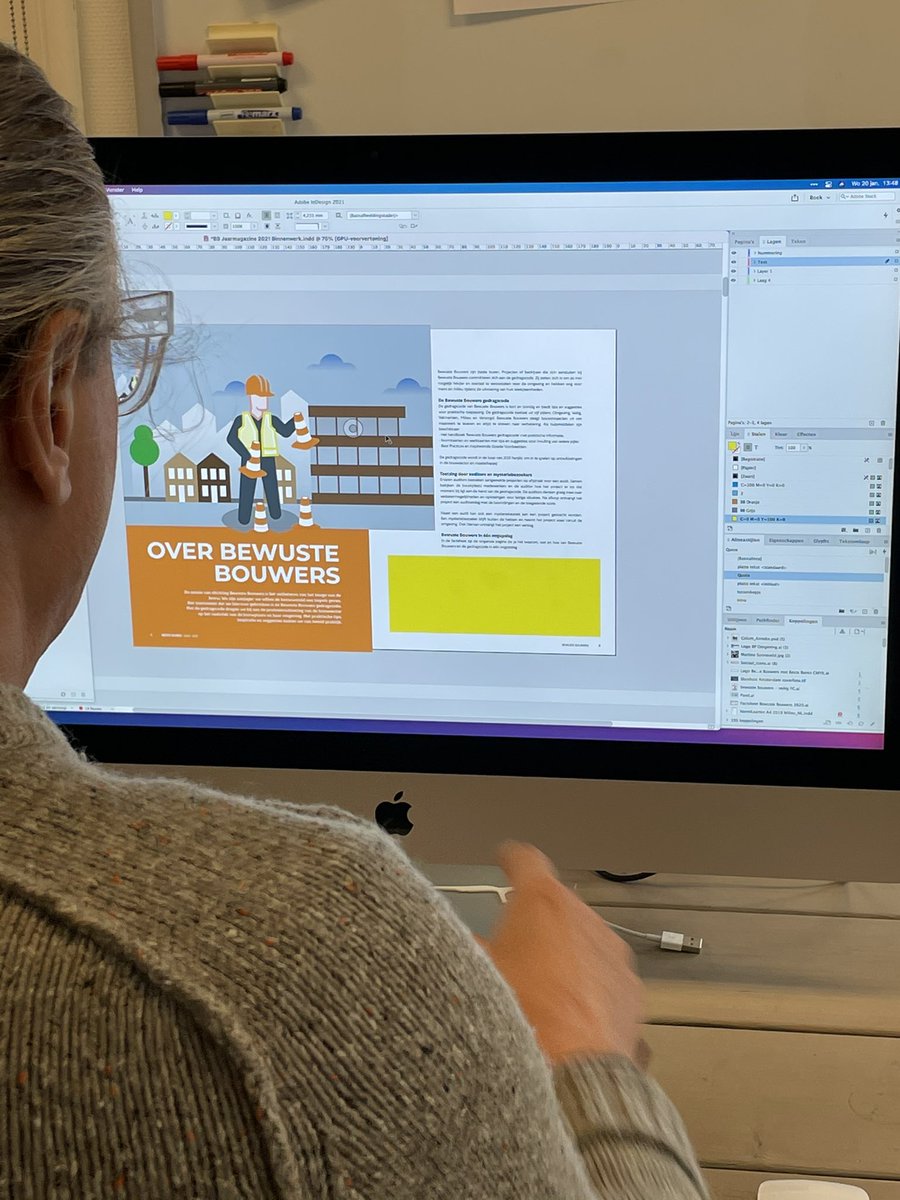 Lekker bezig met vormgeven van jaarlijkse magazine Bewuste Bouwers 

#ontwikkeling #design #magazine #bewustebouwers #brochure #apple #vormgeven #graphicdesign #bouw #bouwsector #studiosteen #gouda #designlife #digitalartist #digitalartwork