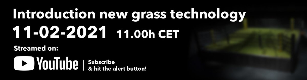BarenbrugNL's tweet photo. ATTENTION: Introduction new grass technology by #Barenbrug on 11th of February 2021. For #turf professionals like #greenkeepers, #fieldmanagers and #sod growers. Don't miss it! View Teaser video - Barenbrug Online Event 2021: https://t.co/1bMuev0YxQ https://t.co/RdmcrWC8Na