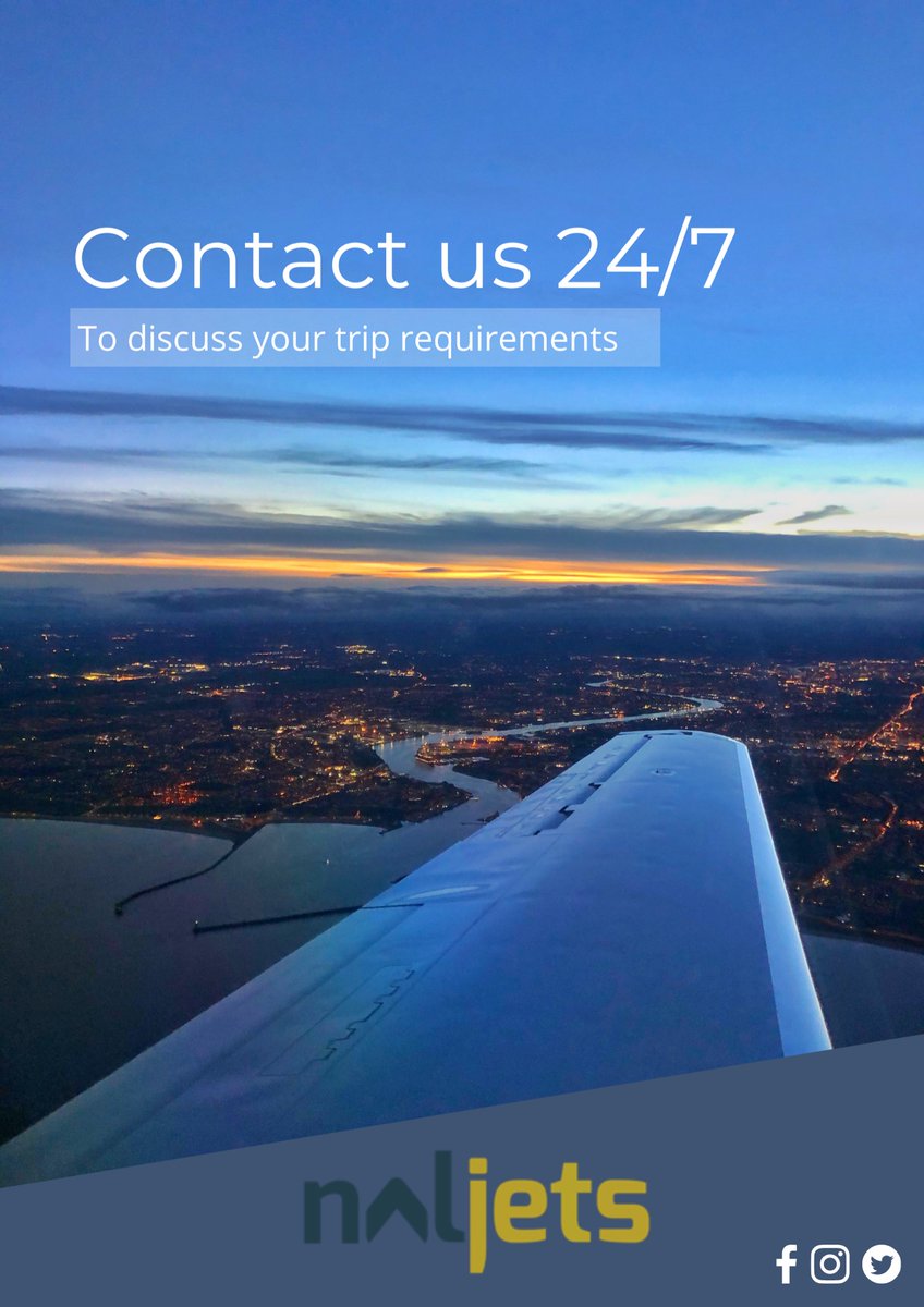 _naljets's tweet photo. For all enquiries and quotes, please call us on (+44)0191 250 0459 or email us at charter@naljets.com.

#aircharter #privatejettravel #bizav #businessaviation #flyprivate #cessnacitation #naljets #travelindustry #privatejet https://t.co/wM99aexx3a