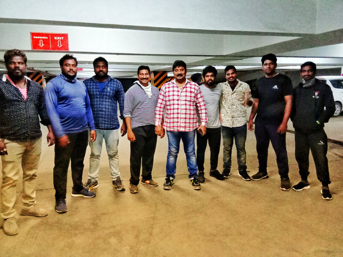 RecordsRakesh's tweet photo. RecordsRakesh With Multi Language Film Fight Master Satish Garu And Film Fighters &amp; Artist Team ..@Web Series Shoot Hyderabad #firstshooting #2021herewecome #stunts https://t.co/kEAicfr3dX