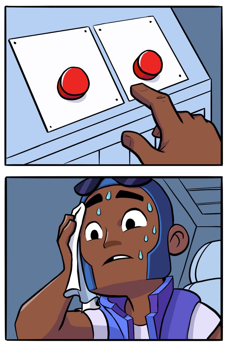 ¿Cuáles opciones pondrías para que Brock esté tan nervioso? 🚀 Crea tu propio meme con esta plantilla y compártela en los comentarios 🙉