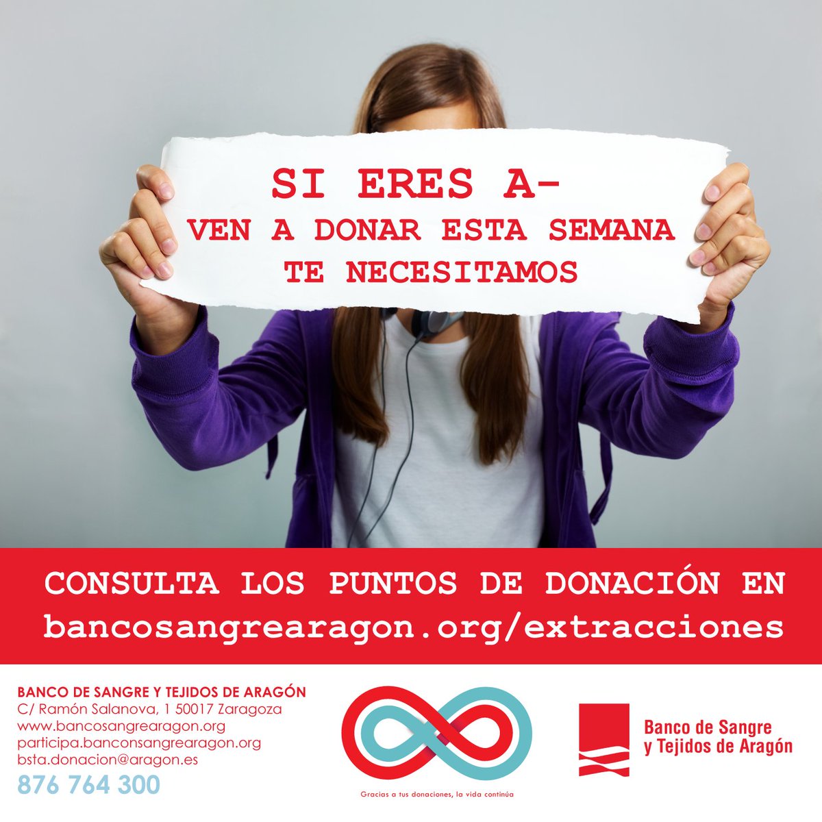 Banco Sangre Aragón tweet media