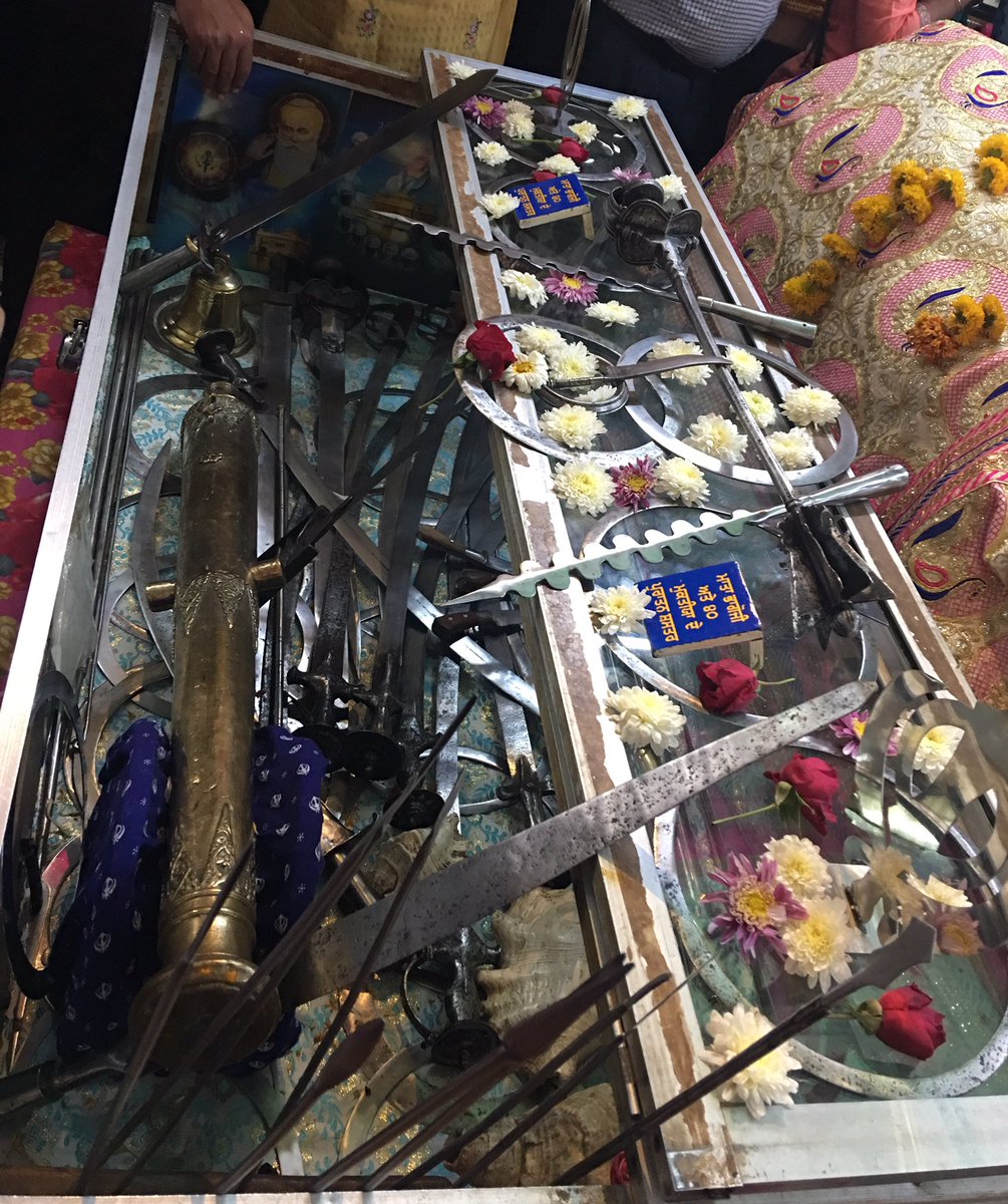 3. Bunga Mai Bhago Ji In compound of Takht Sri Hazor Sahib Ji, this Bunga is built in memory of Mai Bhago Ji. Housing weapons believed to be of Mai Bhago Ji and 40 Mukte. The two Angitha Sahib of Pyare Bhai Daya Singh ji and Pyare Bhai Dharam Singh Ji are also situated here.