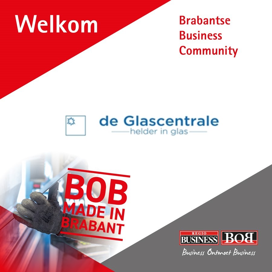 Welkom De Glascentrale uit Tilburg bij onze Brabantse Business Community! #regiobusiness #lidmaatschap #brabant