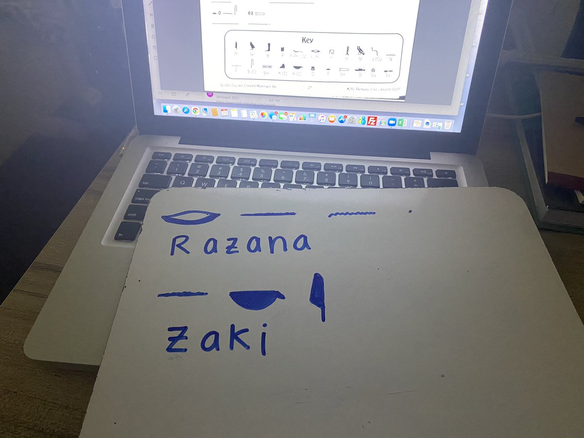 Had a great time with the 6th grade team writing our names in Hieroglyphics! #WellnessWednesdays <a href="/Michael06627804/">Mr. Michael Rose</a>  <a href="/PriddyESLteach/">Christine Priddy</a> <a href="/_art_RPCS/">Agnieszka Wszolkowska(i)</a> <a href="/MrsIteachforfun/">Mrs. Alexander-Taylor</a> <a href="/RPCS369/">Rosa Parks Community School</a> <a href="/debraprinc/">debra joseph-charles</a> @twesley777 <a href="/jchuy15/">jchuy</a> <a href="/Gerald_Fitzhugh/">Gerald Fitzhugh II, Ed.D. 👌🏾♦️👌🏾♦️KAY</a> <a href="/ops_district/">Orange Public Schools</a>
