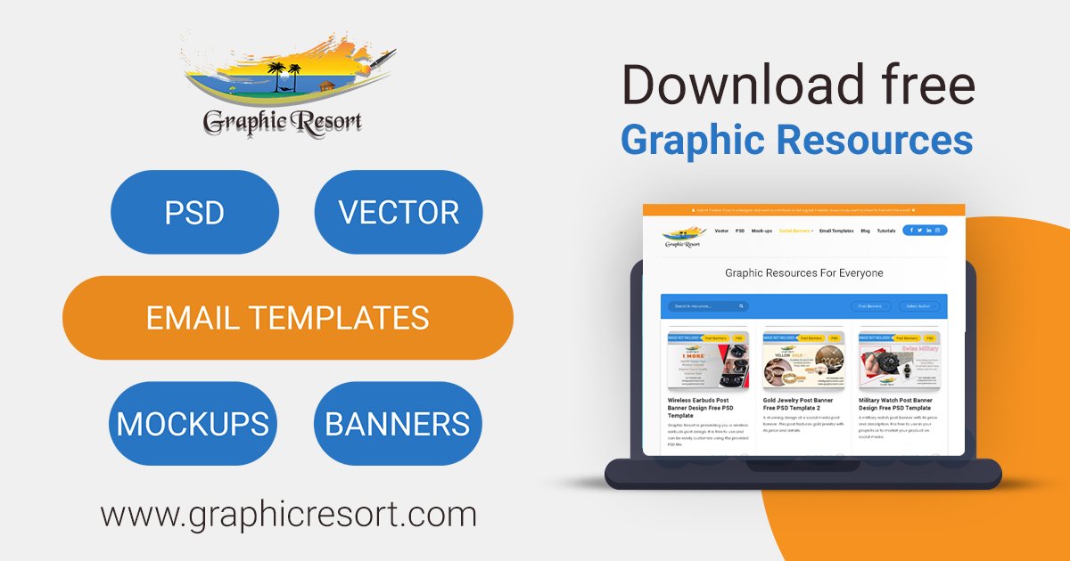 GraphicResort's tweet photo. Download Free Graphic Resources
https://t.co/fRUTB1hNGh
#psd #vector #mockups #socialbanners #emailtamplates #graphictutorials
#graphic #graphicresources #graphicdesign #graphicposter #graphicdesignsites #graphicdesignonline #freegraphicdesign #freegraphicresources https://t.co/V57vlOyY8D