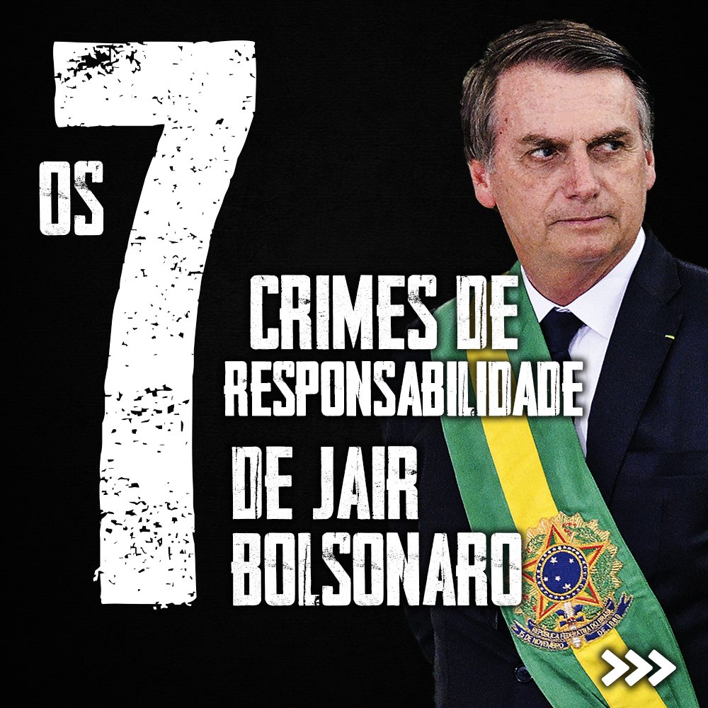KimKataguiri's tweet image. Para não restar dúvida de quais são os crimes de Bolsonaro.