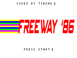 i_am_sverx's tweet image. In 2016 there was still time for a #devkitSMS specific coding competition, with three entries:
- "Freeway '86" from SMS Power! forum user "tibone"
(smspower.org/Homebrew/Freew…)