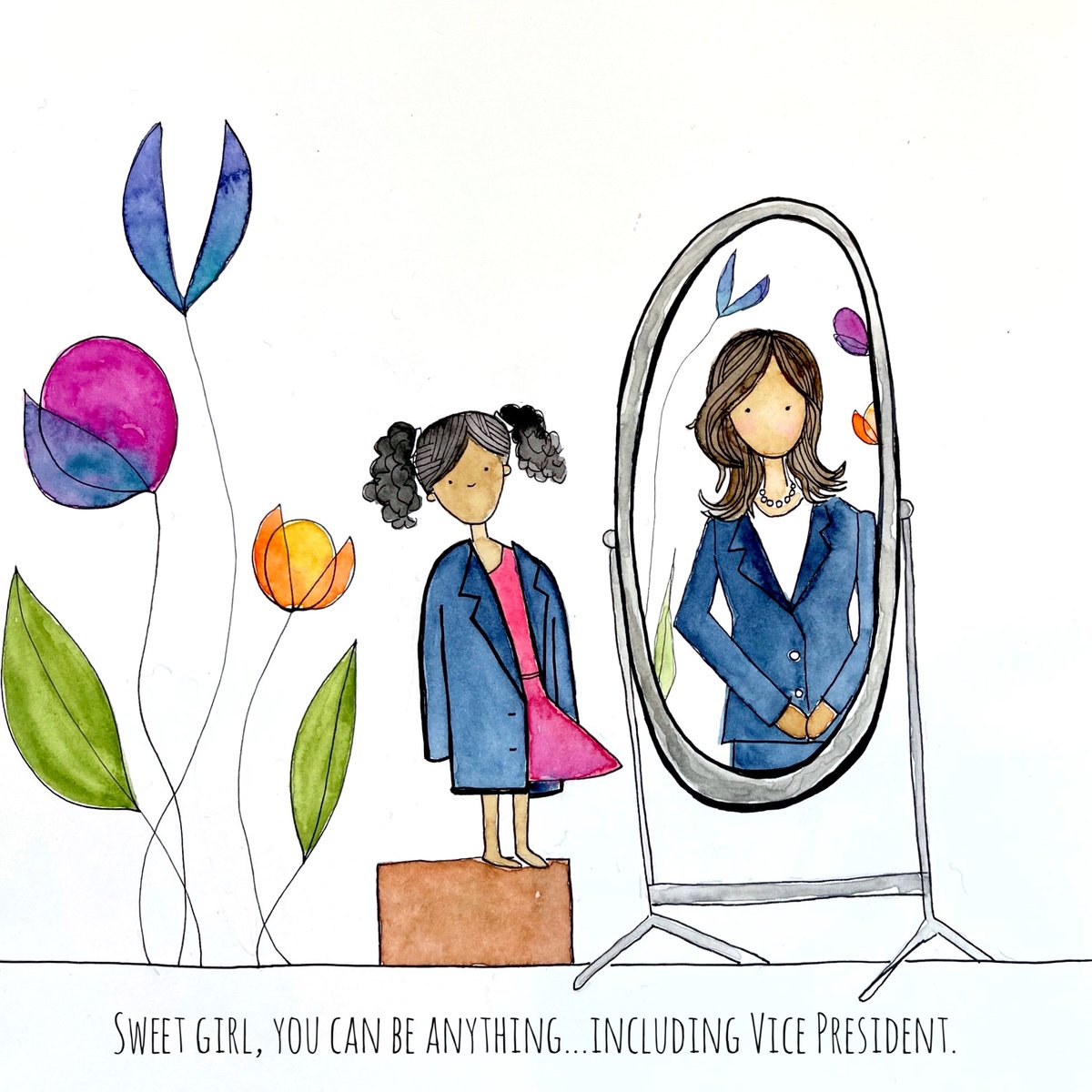 Pickaspoonie's tweet photo. Herstory in the making today and my heart is full. 
#kamalaharris #mrsvicepresident #herstory #bidenharris2020 https://t.co/KudkGf2iZD