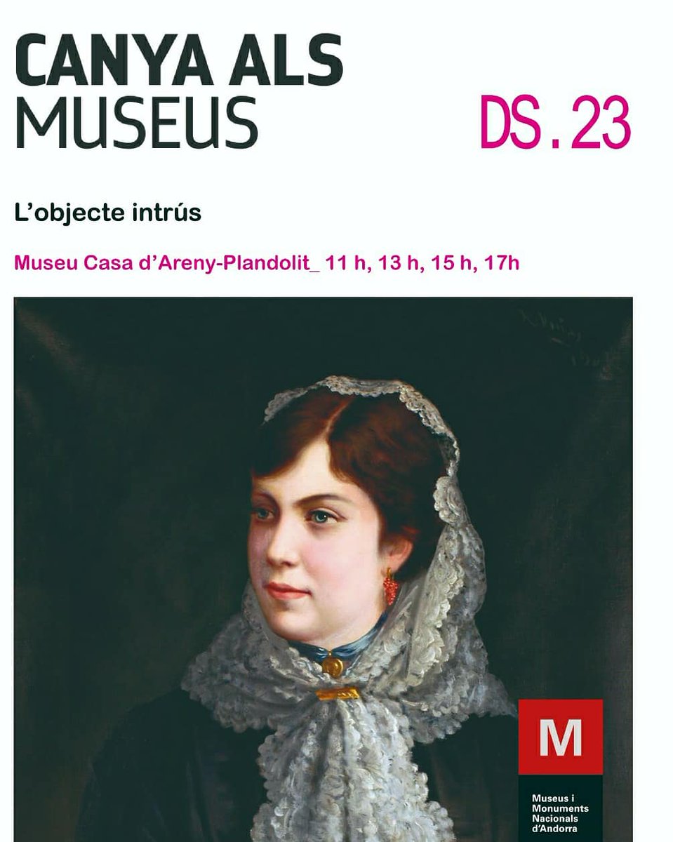 MuseusAndorra's tweet photo. Aquest cap de setmana descobreix els secrets que amaga la Casa d'Areny-Plandolit tot indagant pels seus racons més amagats!

🔍L'objecte intrús
Dissabte 23
A les 11 h, les 13 h, les 15 h i les 17 h.

✒️L'enigma de l'escriptor
Diumenge 24
A les 12 h. https://t.co/WJTIqEO7DL