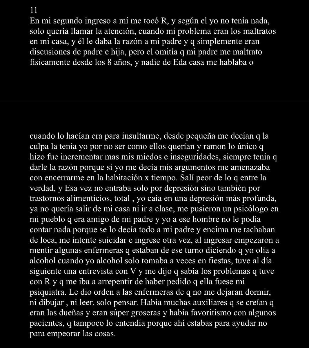 TestimoniosU's tweet photo. Testimonio 8, 9, 10 y 11 https://t.co/m2CE3xlvkc