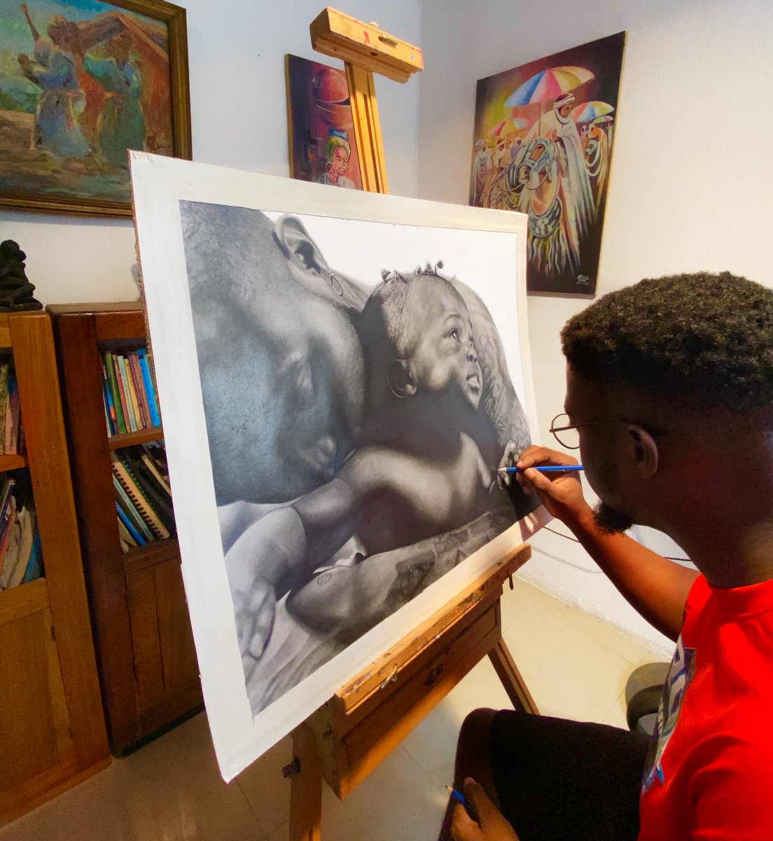 FredtheeMan's tweet photo. A Better Time for art!  Drawing davido’s tattoo was another piece of art for me.
I hope @davido gets to see this 😊 https://t.co/ahmk8paQHo