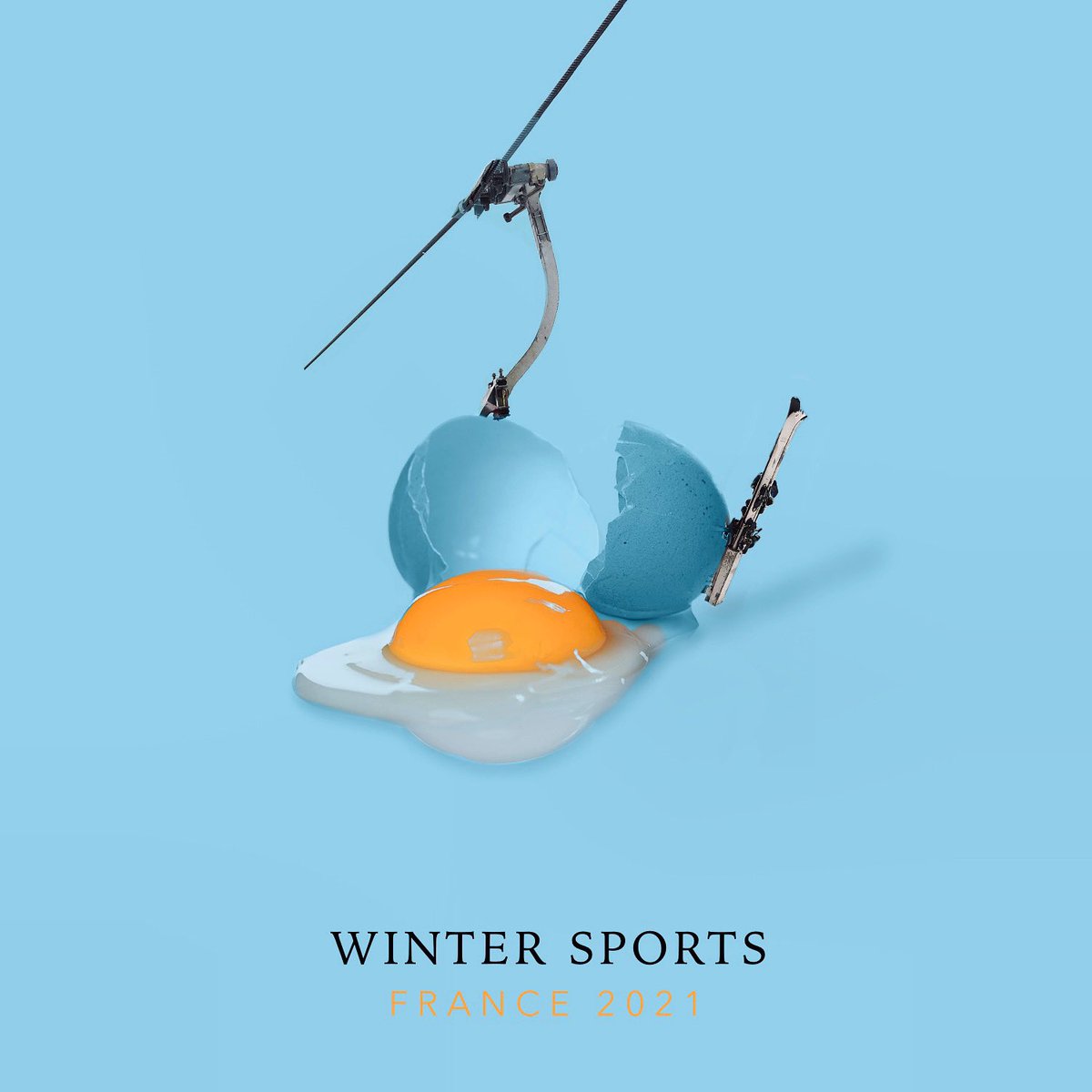 Il ne nous reste même plus les oeufs pour pleurer... « Les remontées mécaniques des stations de ski françaises ne rouvriront probablement pas de la saison... #castex #RemonteesMecaniques