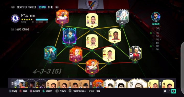 LennonBackhurst's tweet photo. #sheeshfifa untradeabals at SBCs and laimer and everyone on reserves except chunha are loans https://t.co/aZeOyanq3m