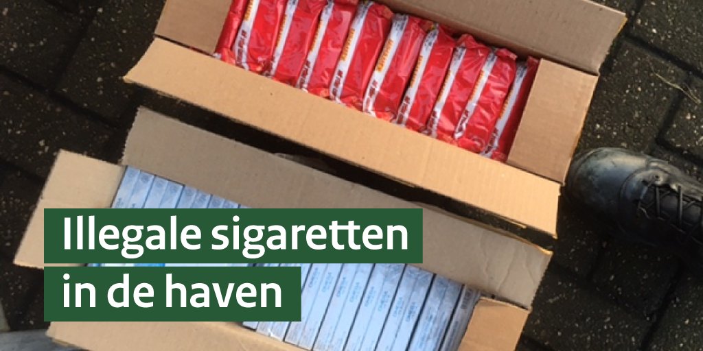 Onze tabaksspeurhonden sloegen meteen aan bij 4 #containers in de haven van #Rotterdam. Maar liefst 30 miljoen illegale #sigaretten troffen we aan tussen pakken noedelsoep en glazen potten. De containers waren op weg naar Groot Brittannië en Duitsland. belastingdienst.nl/wps/wcm/connec…